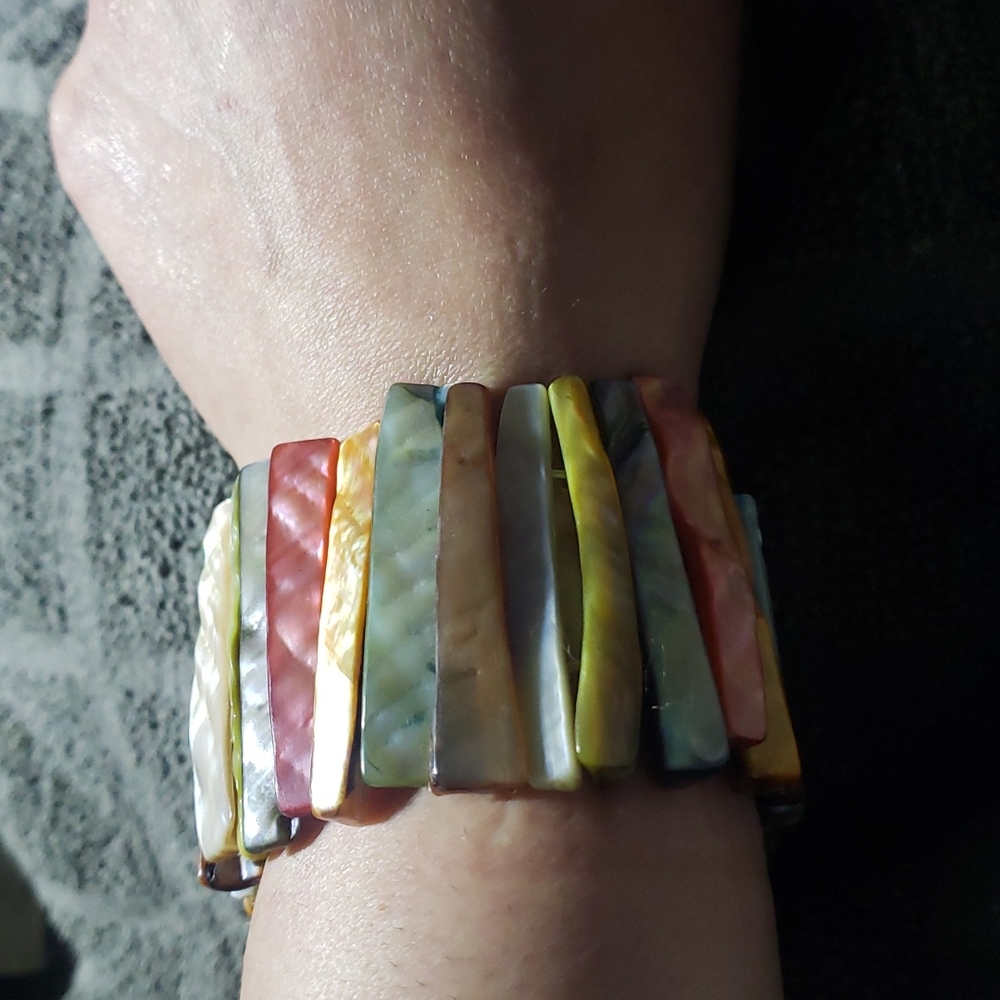 Vintage seashell bracelet